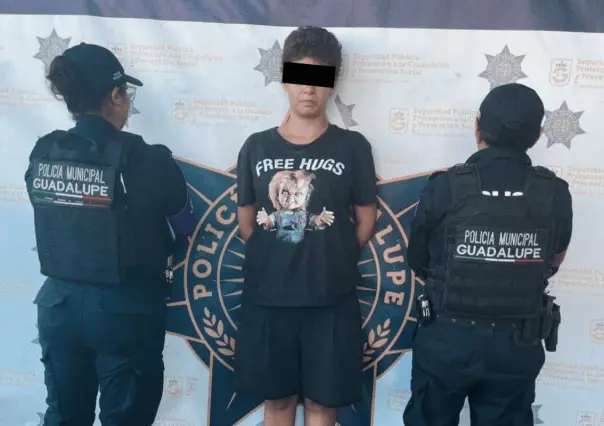 Mujer es detenida por presunto maltrato físico contra su hija en Guadalupe