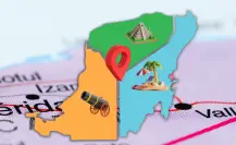 Este es el punto exacto donde se unen los 3 estados de la península de Yucatán