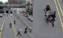 VIDEO | Hombre es atropellado por motociclista en CDMX; termina en el hospital