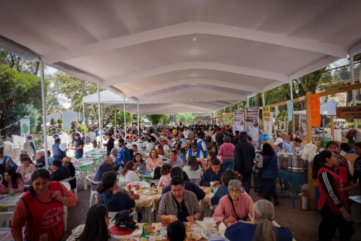 Festival gastronómico en el Edomex. Foto: X (@EdomexTurismo)
