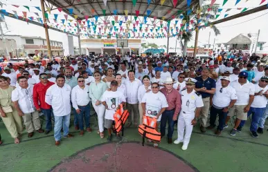 Pescadores de Progreso reciben equipo de seguridad por parte del Gobierno del Estado