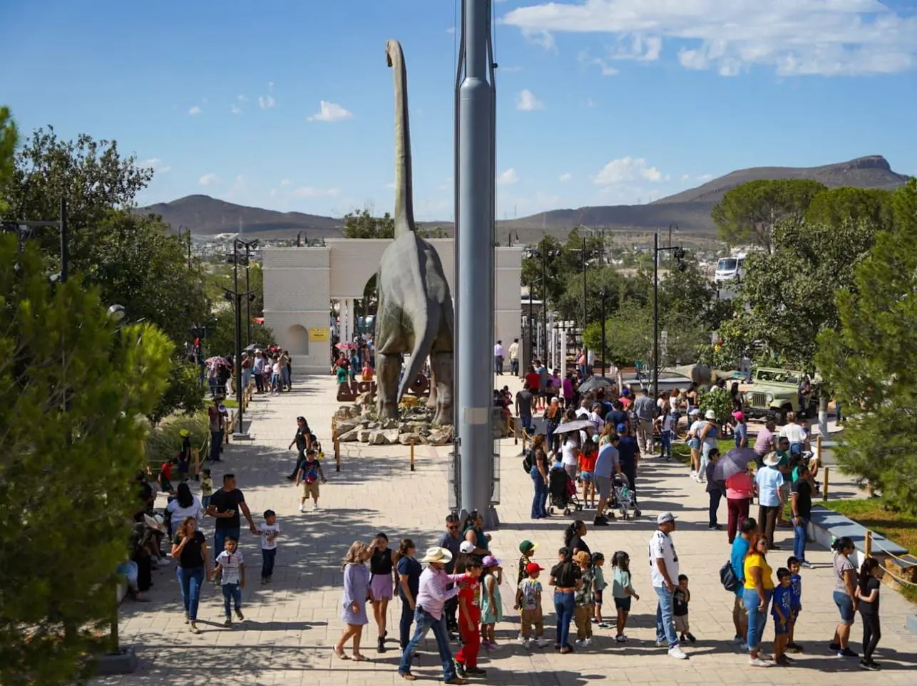 Dinolandia. Foto de gobierno de Ramos Arizpe.
