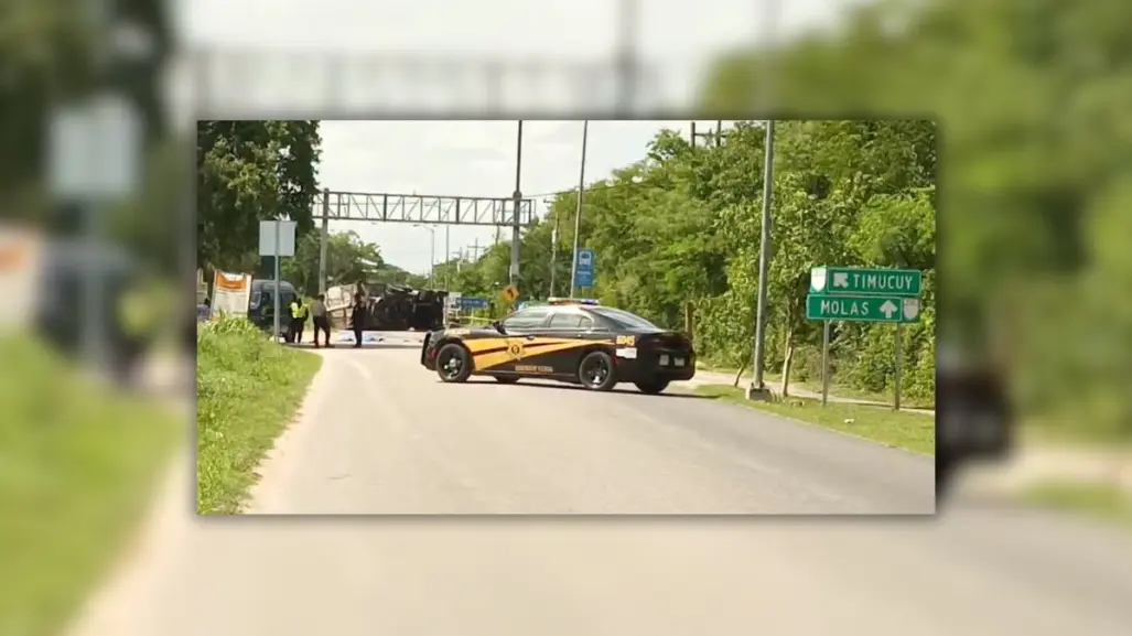 Motociclista pierde la vida al chocar contra un camión de carga en la vía San Pedro Chimay–Tahdzibichén