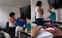 VIDEO | Estudiante golpea a profesor en plena clase en Hidalgo