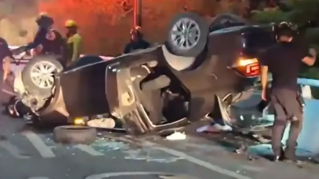 Volcadura en Morones Prieto deja un muerto y un herido