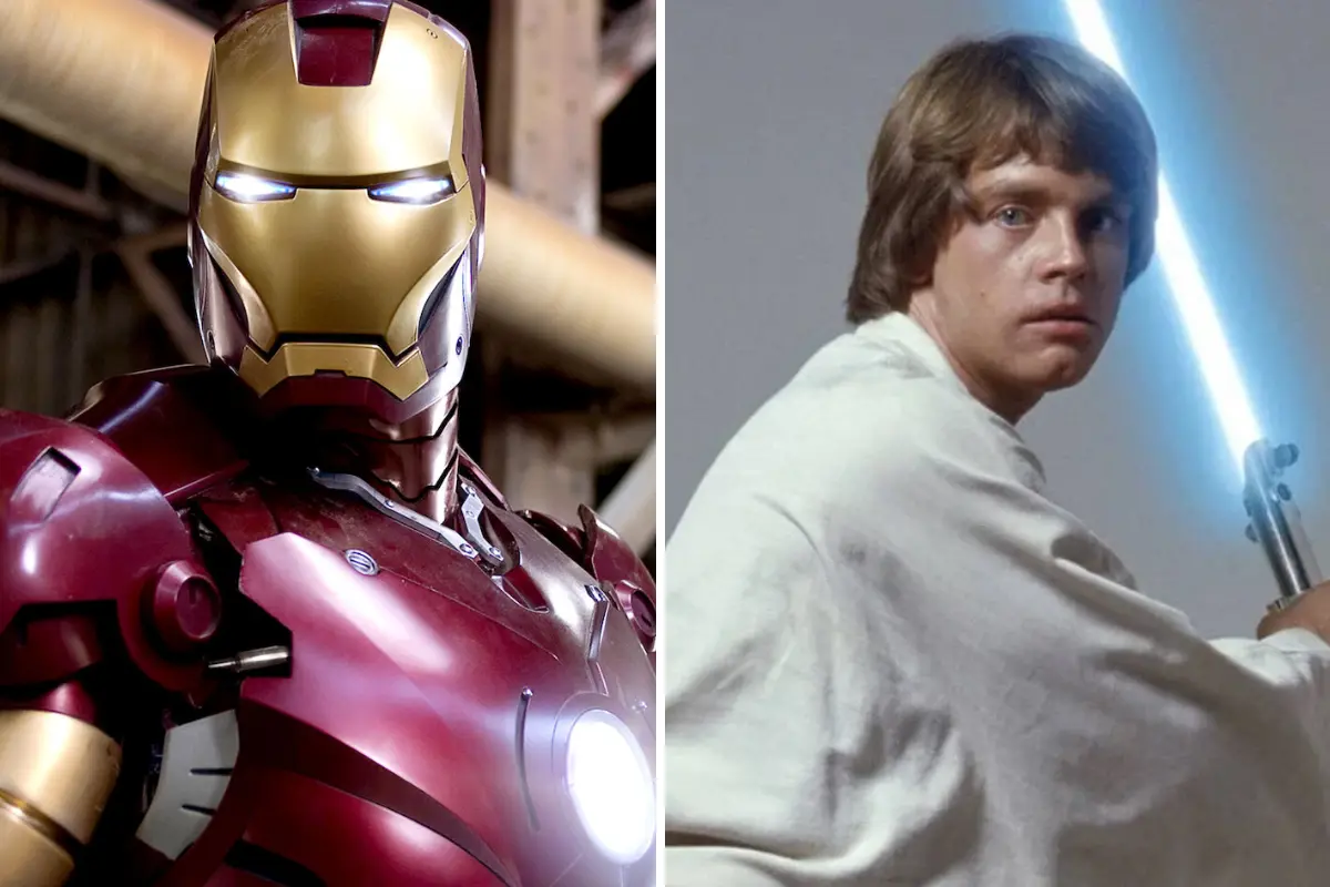 Imaginamos, gracias a la IA, un héroe que combine la tecnología de Iron Man con la fuerza de Luke Skywalker, una fusión épica. Foto: Canva