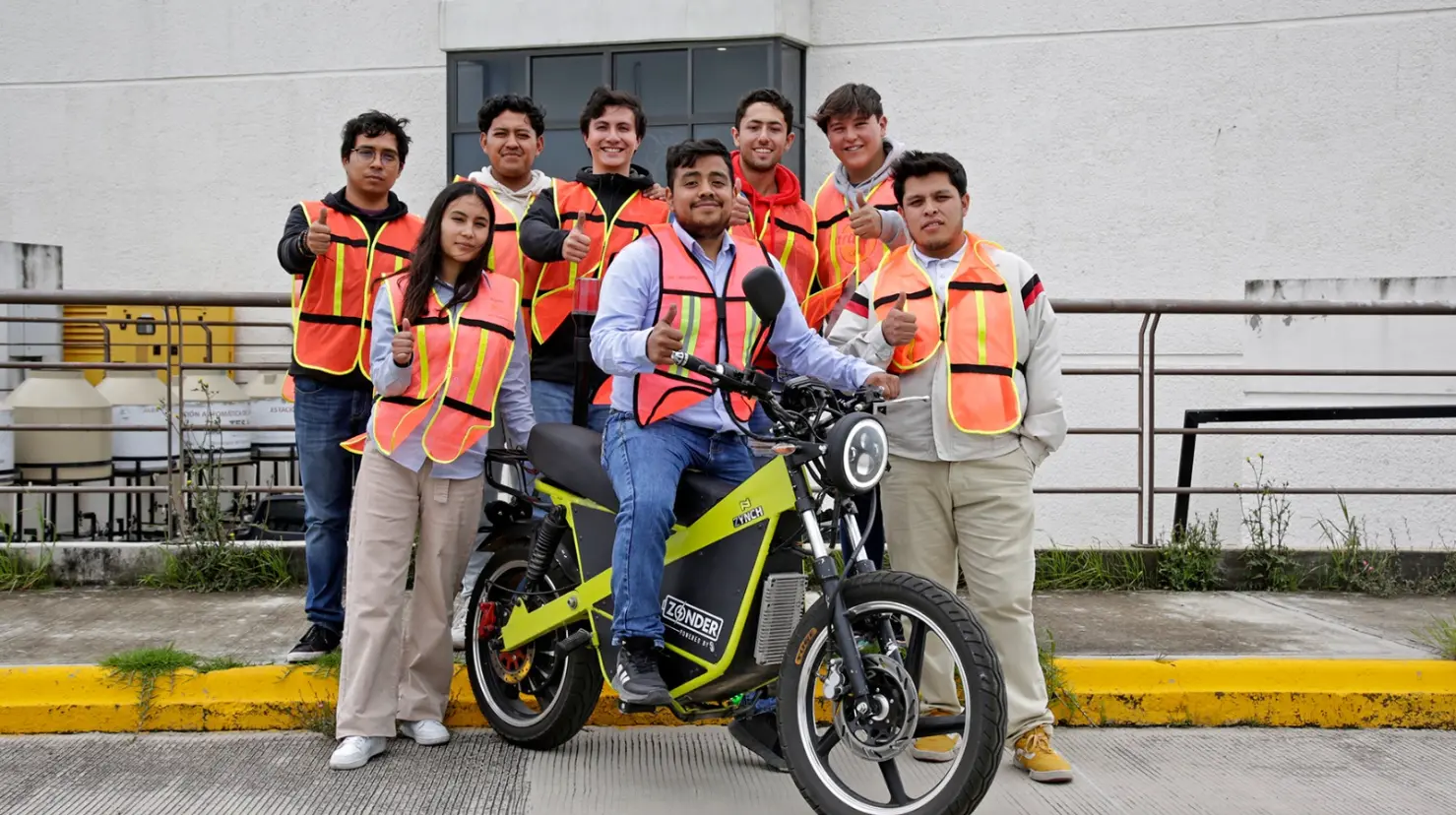 El proyecto de electromovilidad del TESJo impulsa la formación de ingenieros. Imagen: GEM