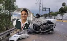 Conoce a la enfermera del IMSS que ayudó a un hombre herido por volcadura en Monterrey