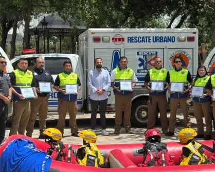 Protección Civil de San Pedro recibe reconocimientos por su labor de rescate