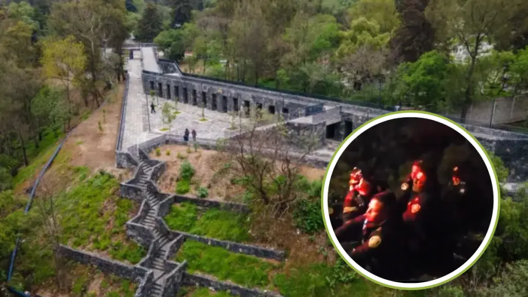 SSC de CDMX rescata a cuatro menores que cayeron a una barranca en Chapultepec