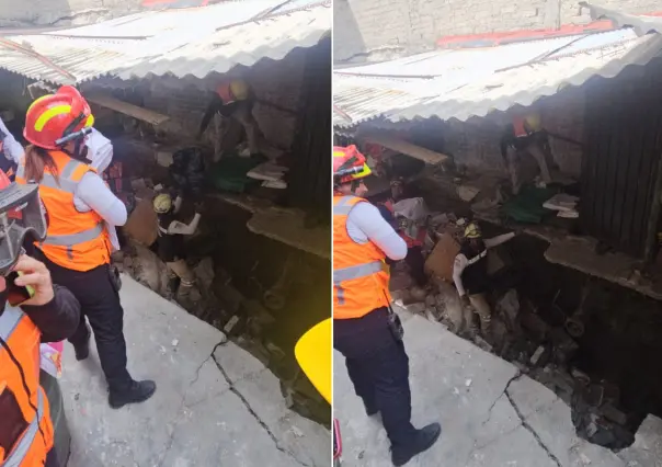 FOTOS | Socavón en Gustavo A. Madero deja a comerciantes sin mercancía y a una familia desalojada