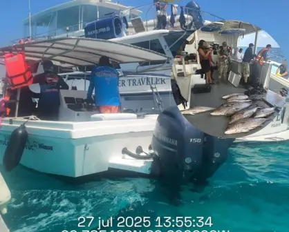 Retienen yate de recreo yucateco cerca de "Arrecife Alacranes" por tener permisos vencidos