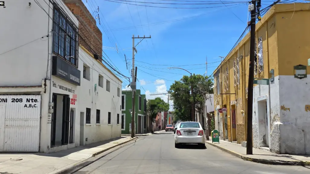 La calle de Durango que conecta a un importante bulevar del sur de la ciudad con otro del norte