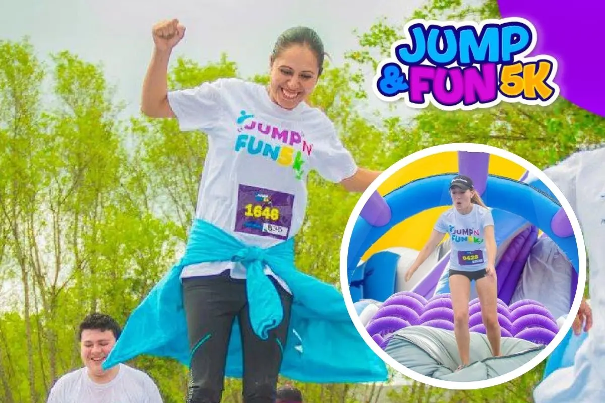 Llegara a Saltillo una nueva carrera de inflables / Fotos: Jump n fun 5k | Canva