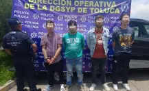 Capturan en Toluca a colombianos que extorsionaban con el método “gota a gota” en Edomex