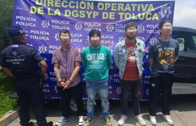 Capturan en Toluca a colombianos que extorsionaban con el método "gota a gota" en Edomex