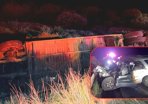 53 lesionados en accidente de la carretera Durango -Zacatecas; hay un muerto