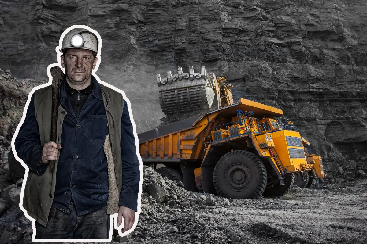 La minería es el sector donde hay más hombres trabajando en Baja Caliornia Sur. Fotos: Canva.