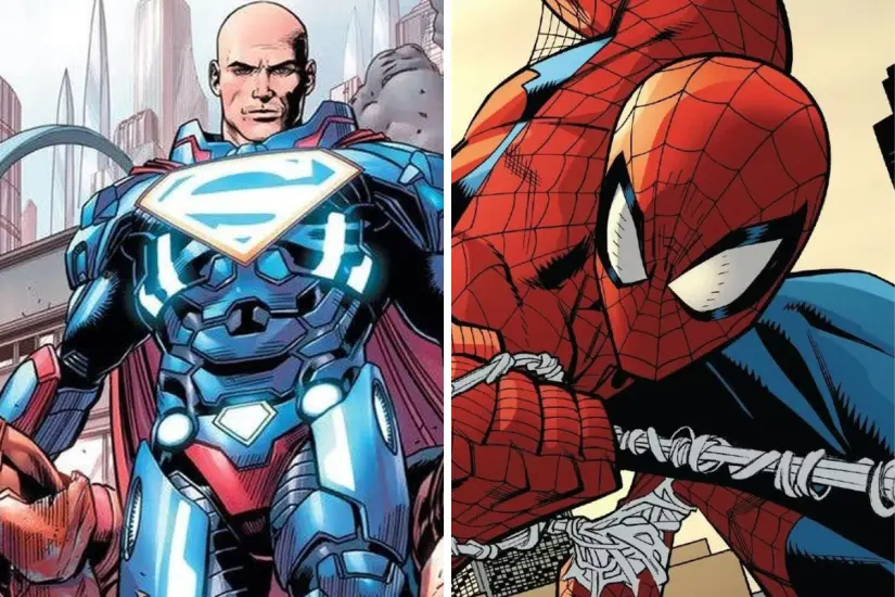 Con la inteligencia artificial, la combinación de Spider-Man y Lex Luthor resulta en un personaje innovador que sorprende a los fans. Foto: Marvel / DC