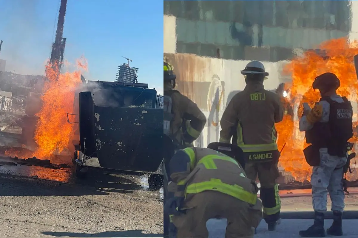 Una explosión causó incertidumbre en Tijuana, Baja California, esta tarde; aún no se tienen reportes de heridos. Fotos: Facebook de Daniel Andrade Noticias.