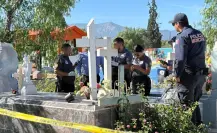 Investigan muerte de hombre en panteón Santiago en Saltillo