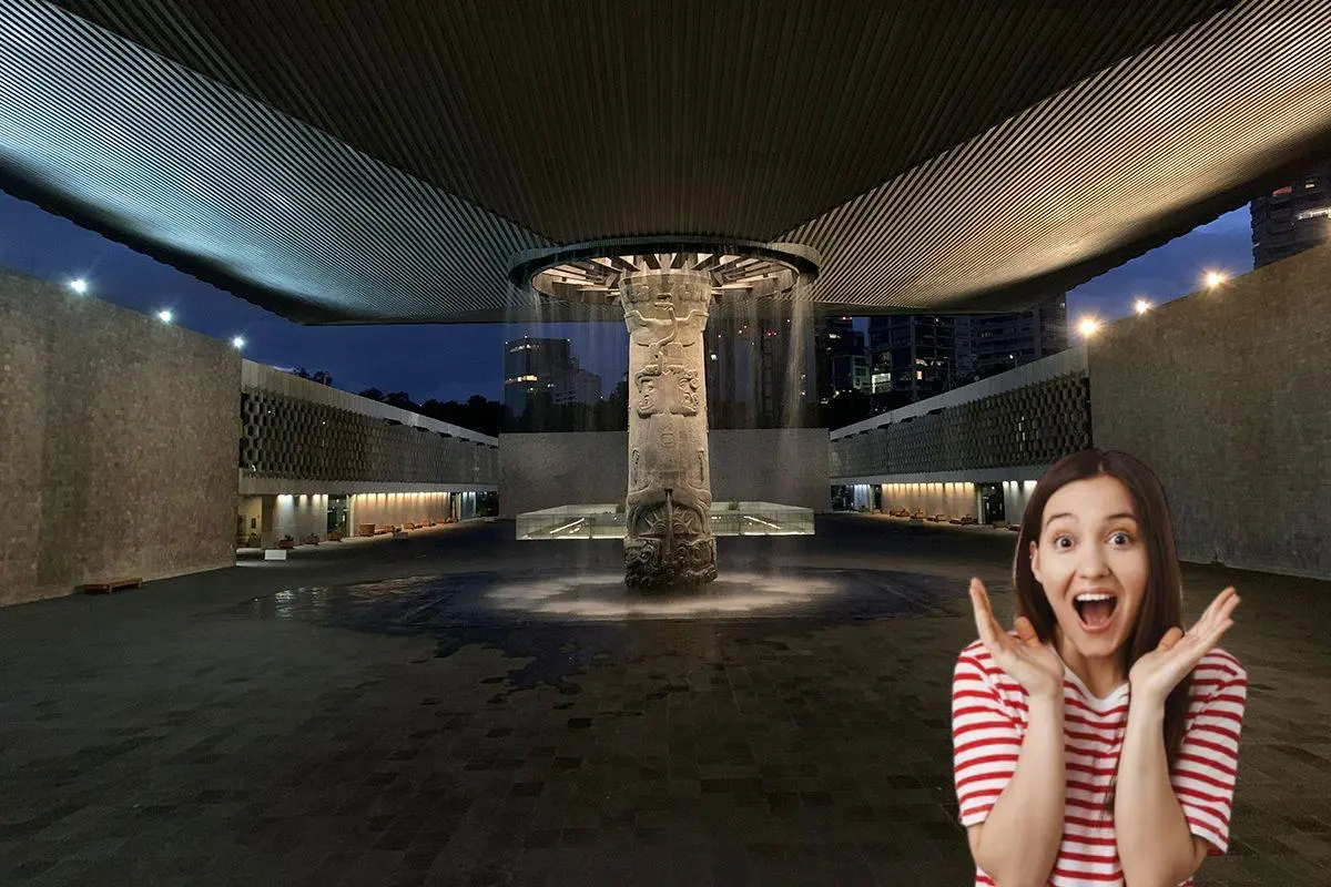 Fuente del Museo de Antropología e Historia de la CDMX. Foto: Museo Antropología | Canva