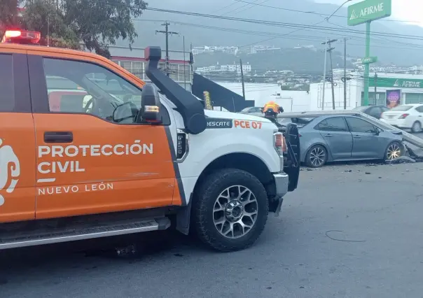 Accidentes viales causan estragos en distintas zonas de Monterrey