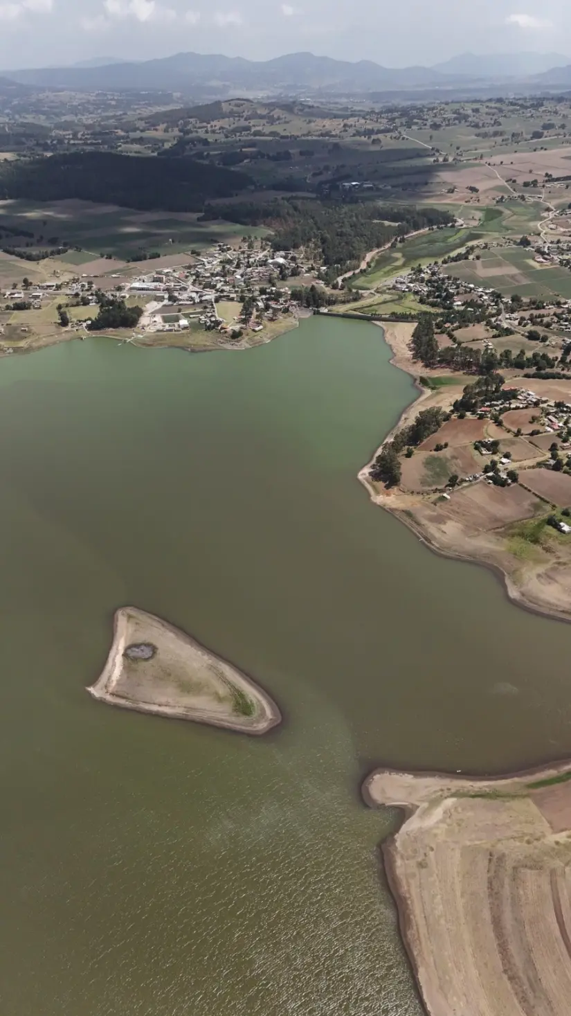 Presa Villa Victoria.     Foto: @ernesto_mendez