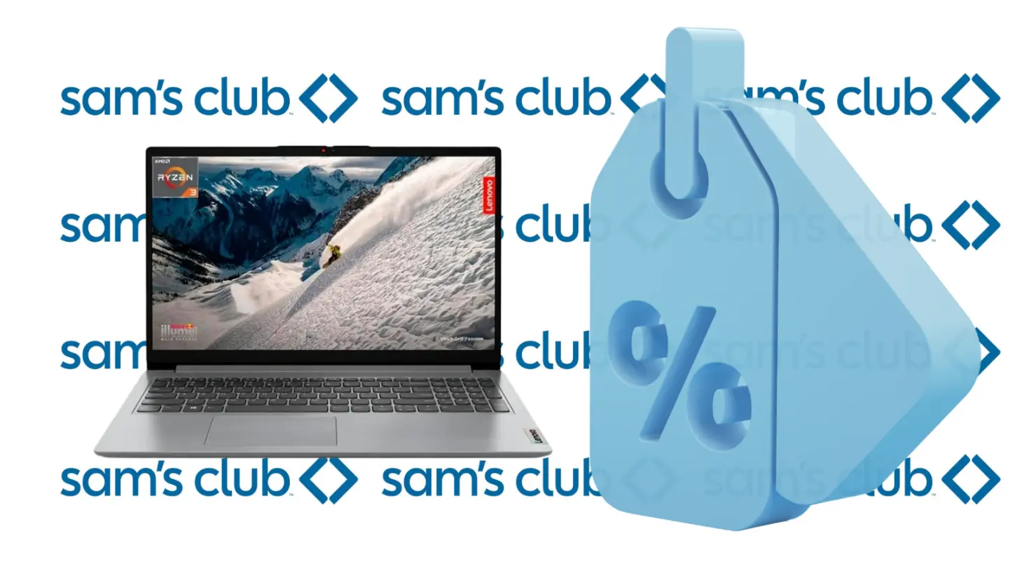 Sam’s Club tiene esta laptop Lenovo al 50% de descuento. Foto: Canva | Sams Club.