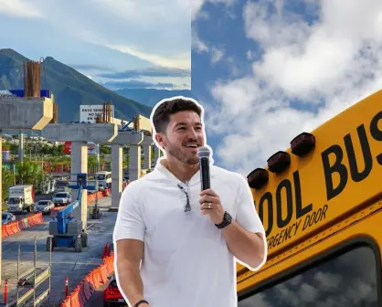 Samuel García promete mejorar movilidad con nuevas líneas del Metro y transporte escolar gratuito