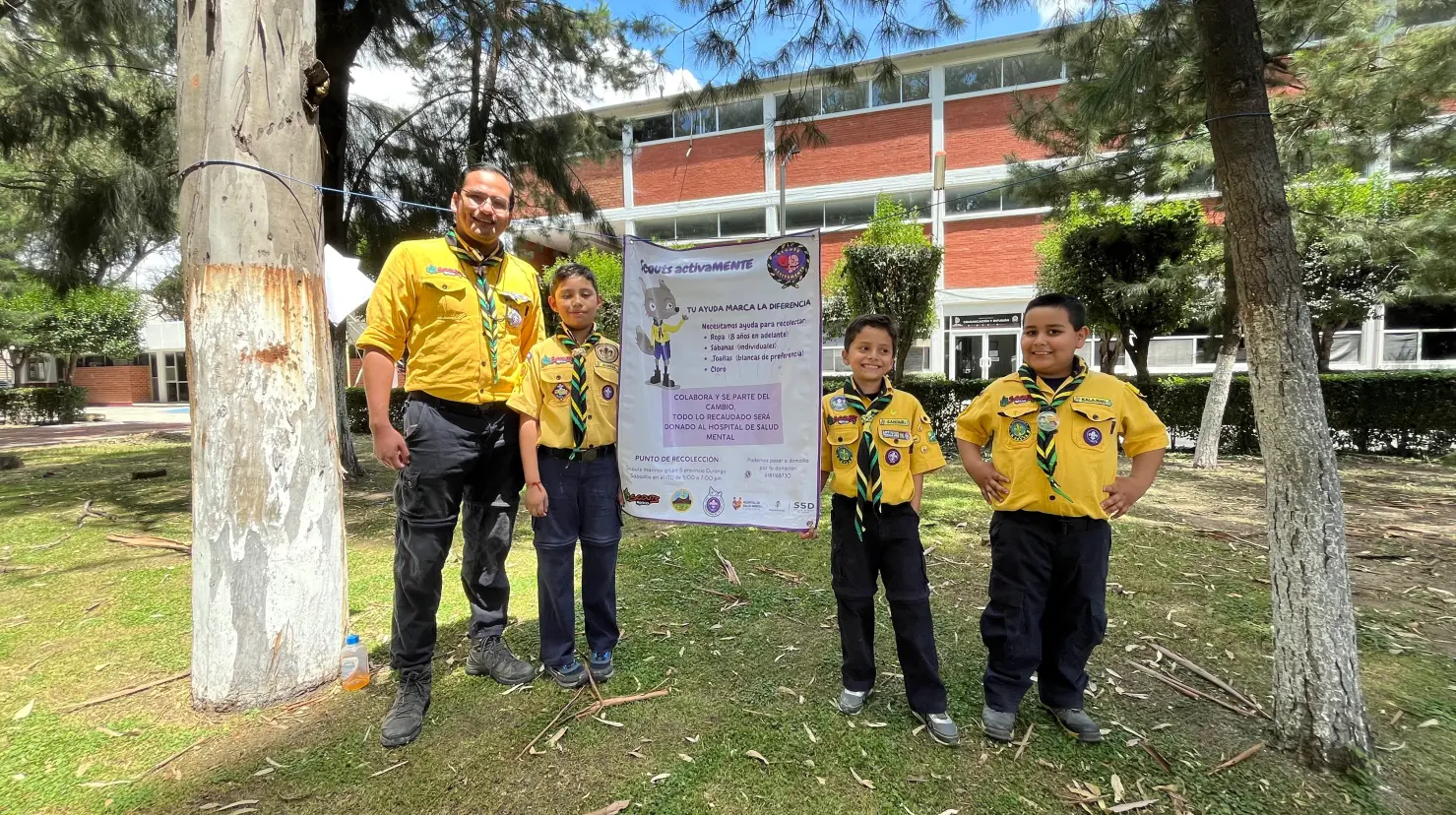 Foto: Jesús Carrillo | Los scouts pretenden apoyar con sus actividades a personas que lo necesiten.