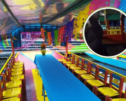 SSC de CDMX rescata a un grupo de 30 personas varadas en trajinera de Xochimilco