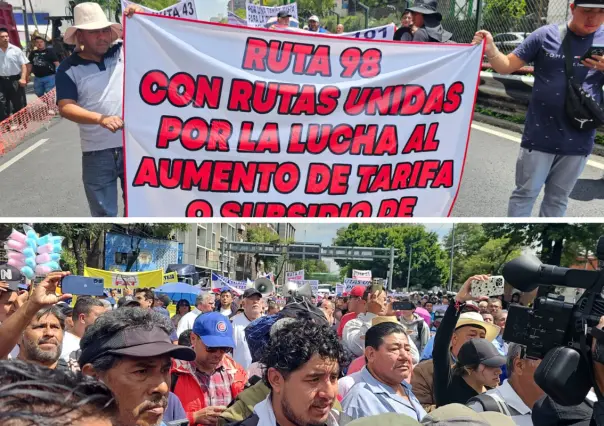 Transportistas paralizan San Antonio Abad: exigen aumento de 5 pesos al pasaje en CDMX