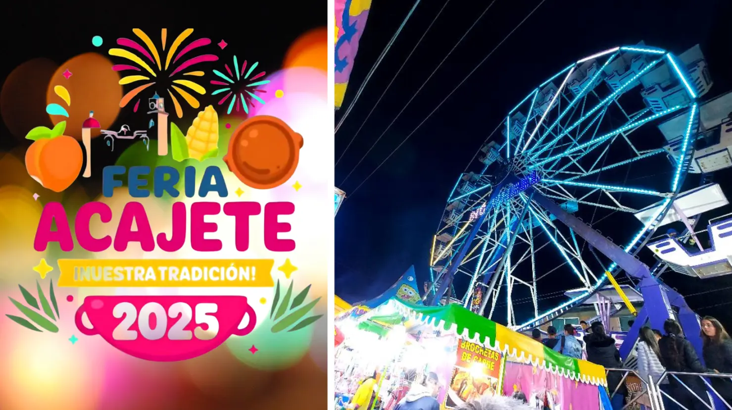 Bronco, Grupo Niche y más en la Feria de Acajete 2025: ¿cuándo se celebra? Foto: Facebook | Feria de Acajete.