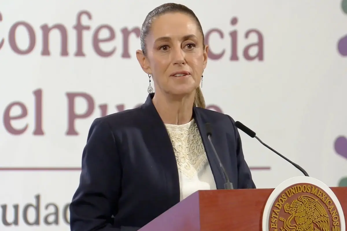 Claudia Sheinbaum en conferencia de prensa Foto: Gobierno de México