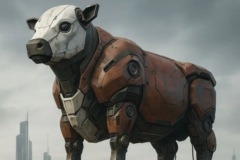 La vaquita de La Paz, ícono que resiste el paso del tiempo. Foto:  Inteligencia Artificial