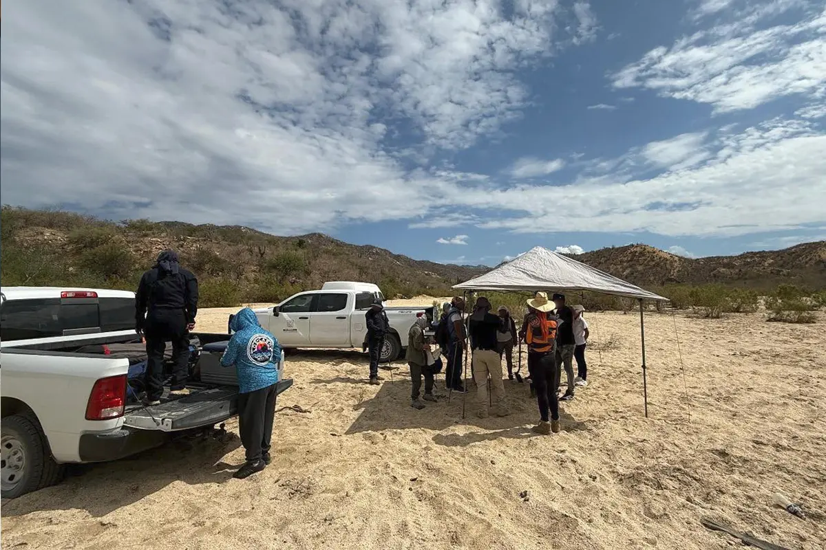 La búsqueda de desaparecidos continúa en Baja California Sur. Foto: Comisión Estatal de Búsqueda de Personas.