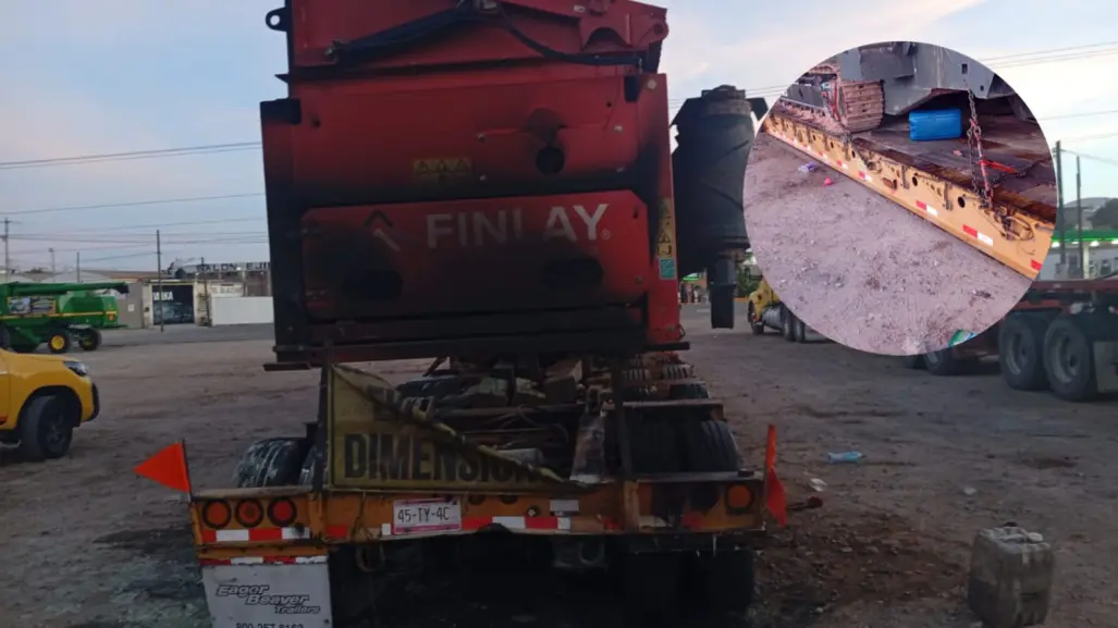 Incendian en Zacatecas tráiler de una empresa de Durango