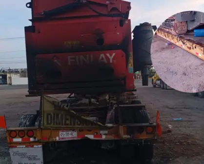 Incendian en Zacatecas tráiler de una empresa de Durango