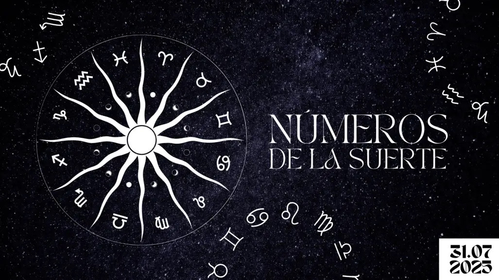 Estos son los números de la suerte para cada signo zodiacal este 31 de julio