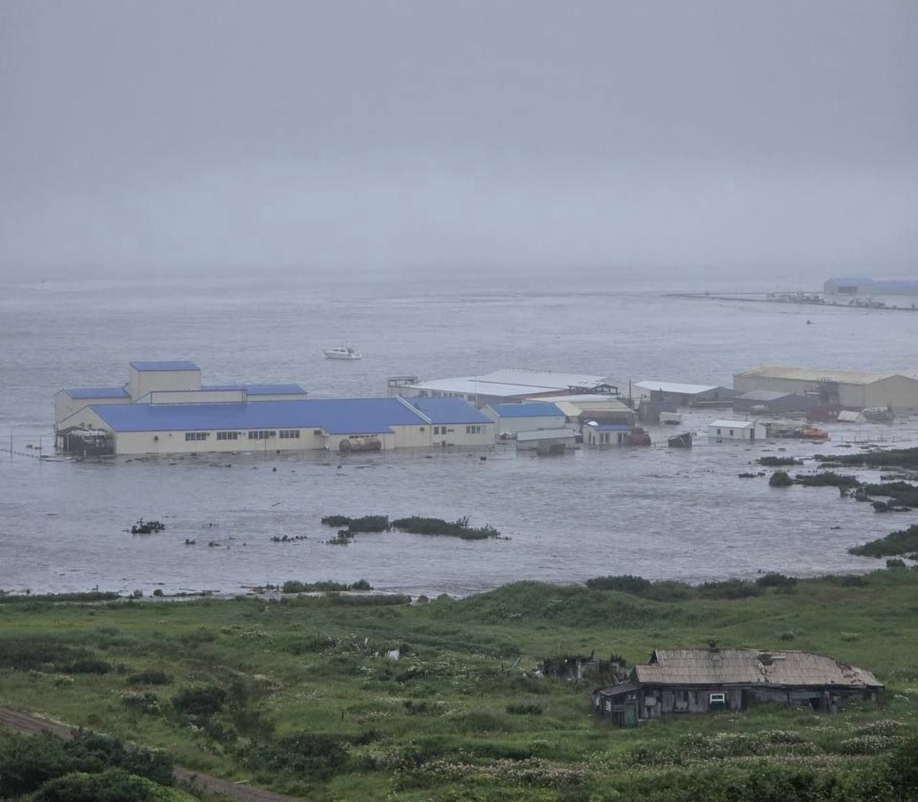 Algunas casas terminaron bajo el agua Algunas casas terminaron bajo el agua