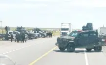 Operativo Muralla de Fuerza Civil deja 3 abatidos en la autopista a Nuevo Laredo