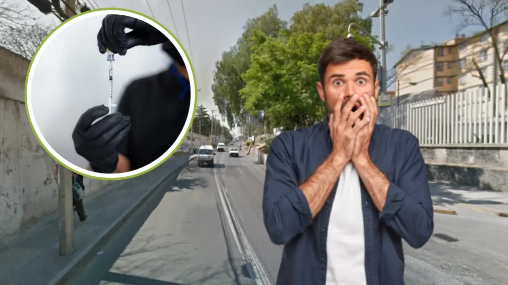 VIDEO | ¿Continúan los pinchazos en CDMX? Hombre es captado pinchando a otro en plena calle
