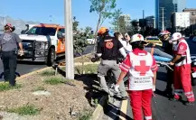 Choque en Blvd. Antonio L. Rodríguez de Monterrey deja un herido