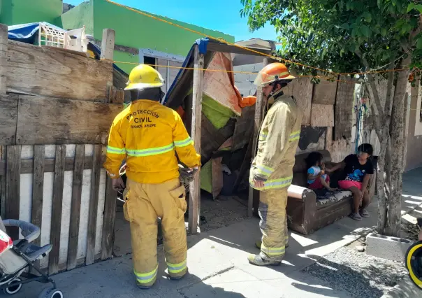 Se desploma techo de tejabán y resulta lesionado menor de 12 años en Ramos Arizpe