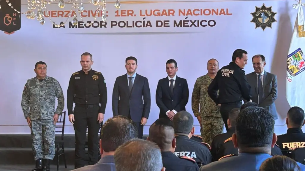 Samuel García reconoce a mandos de Fuerza Civil, por ser Primer Lugar a Nivel Nacional
