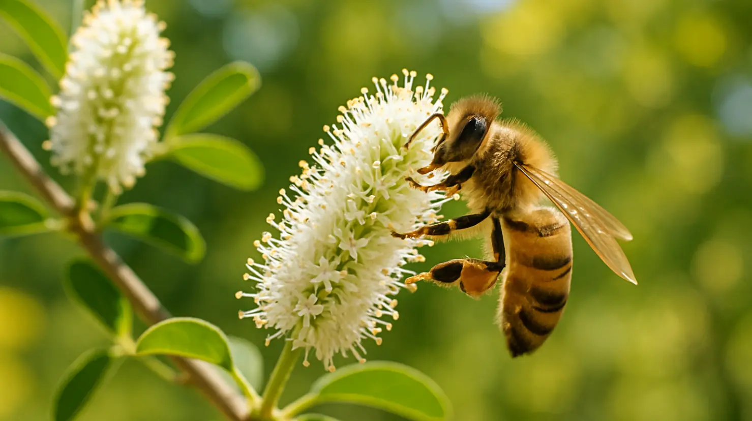 Las abejas suelen atraerse por estos árboles. (Fotografía: Perplexity)