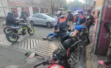 Accidente en Iztapalapa: motociclista resulta herido tras choque con automóvil