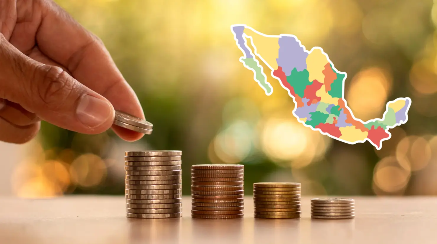 Estos 3 estados encabezan los sueldos más altos en México, según INEGI. Foto: Canva