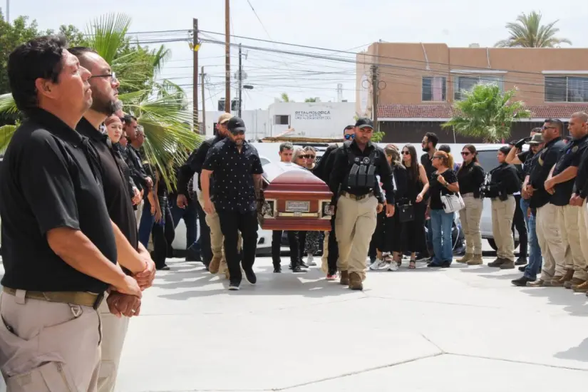 La detención es parte de la investigación por el homicidio en La Paz. Foto: Gobierno del Estado